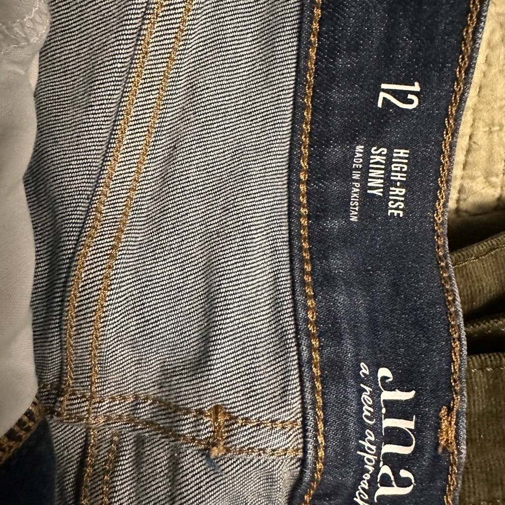 A.N.A High Rise Dark Blue Skinny Jeans - Picture 4 of 4